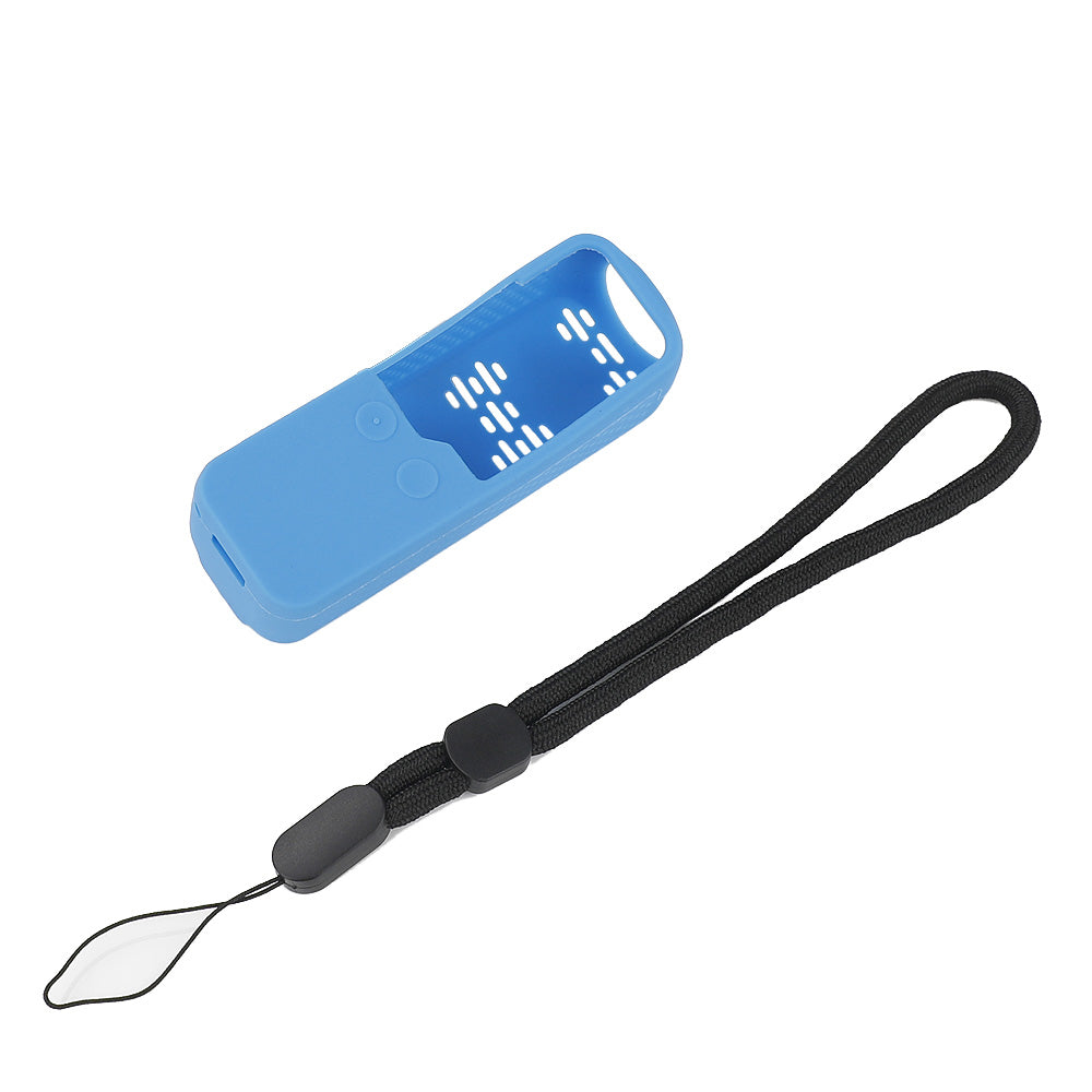 RCSTQ Silicone Case Sleeve with Lanyard for DJI OSMO Pocket Handheld Gimbal 2/1 - Blue