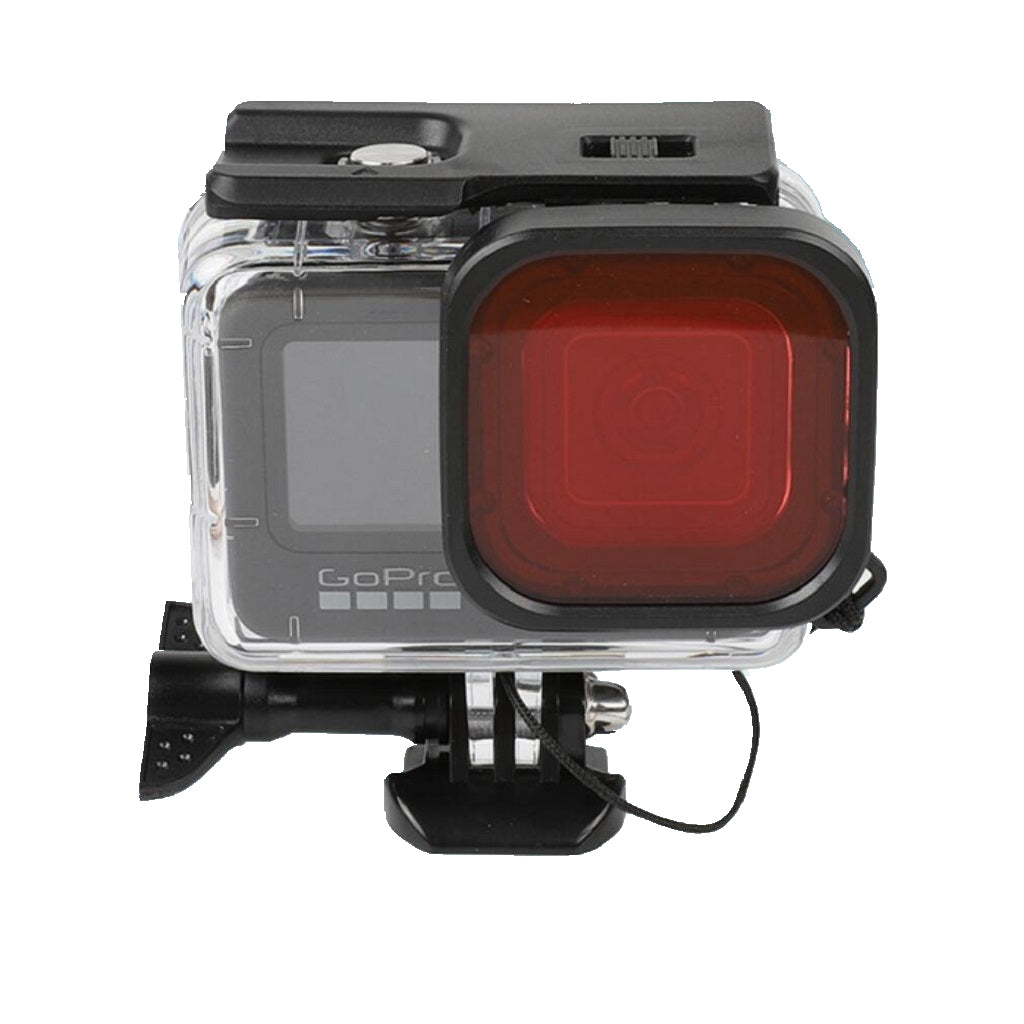 Uniqkart for Gopro Hero 9 Black Accessories Case Diving Filter Red+Pink+Purple Lens Filter Set AT1155