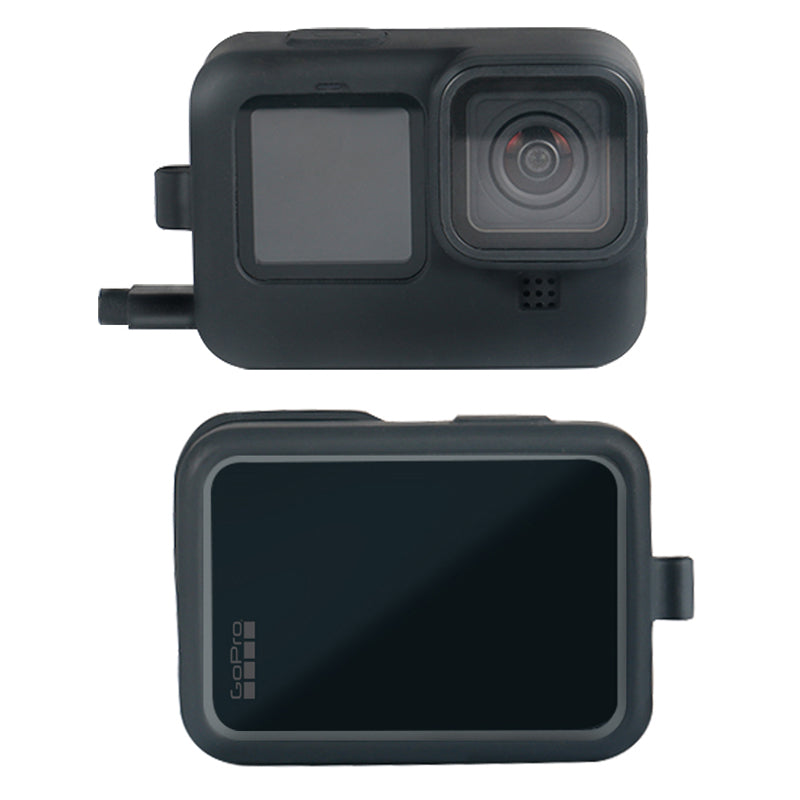 Soft Frame Silicone Case for GoPro Hero 9 Black - Black