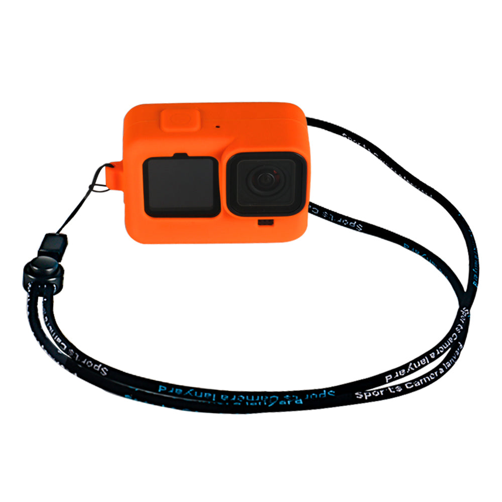 Soft Frame Silicone Case for GoPro Hero 9 Black - Orange
