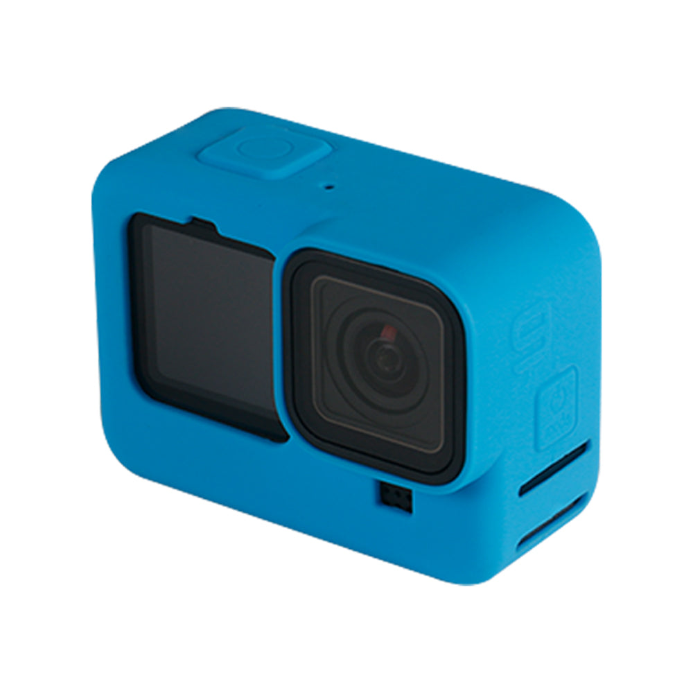 Soft Frame Silicone Case for GoPro Hero 9 Black - Blue
