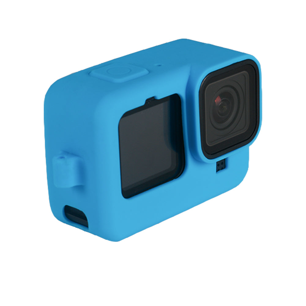 Soft Frame Silicone Case for GoPro Hero 9 Black - Blue