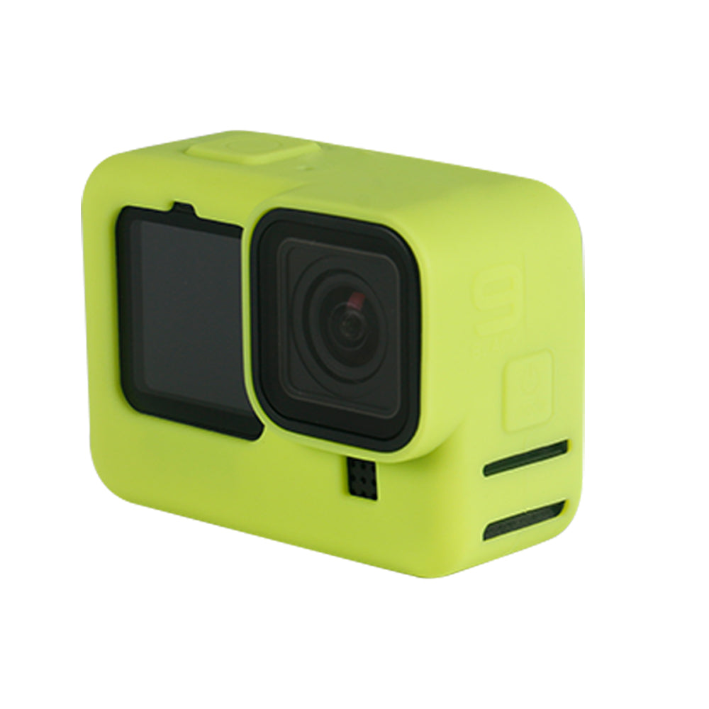 Soft Frame Silicone Case for GoPro Hero 9 Black - Green