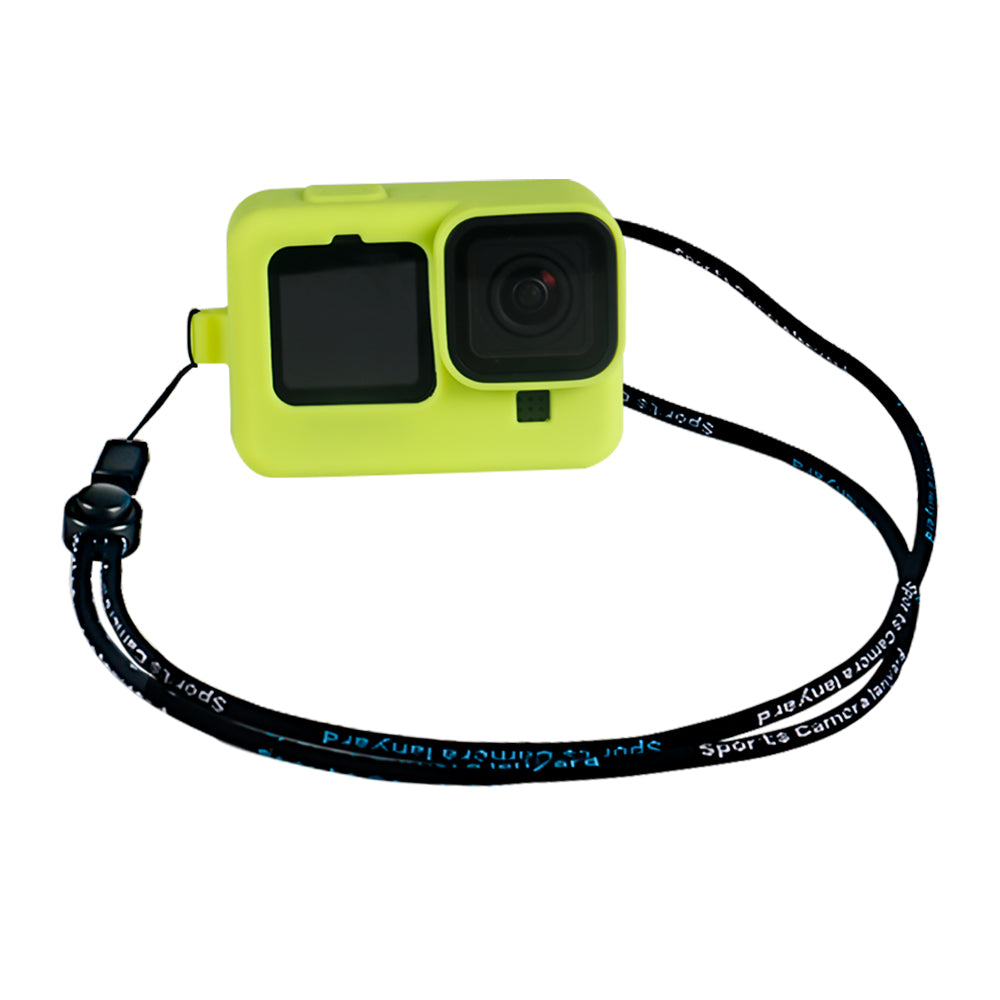 Soft Frame Silicone Case for GoPro Hero 9 Black - Green
