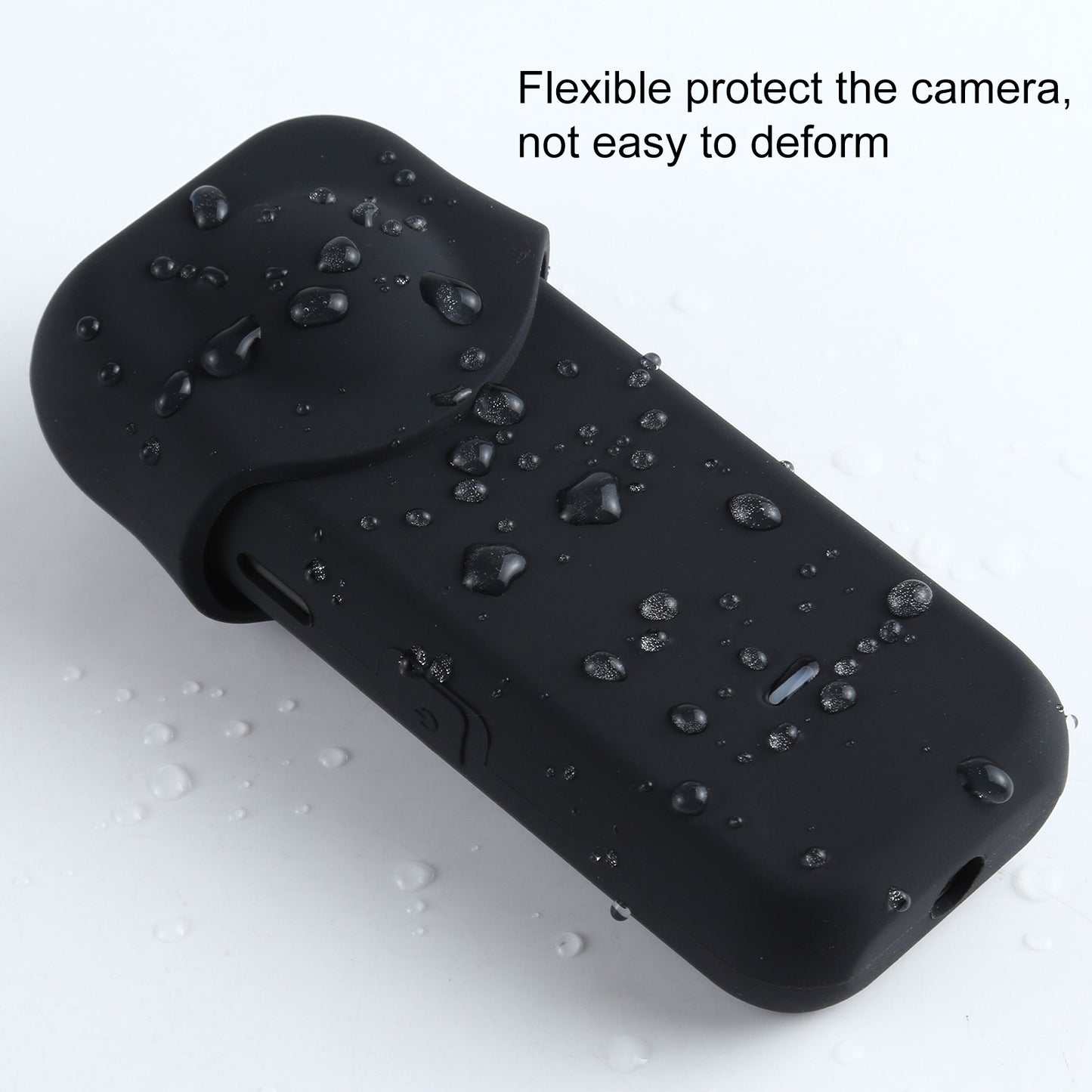 Puluz Full Body Dust-proof Camera Protective Cover Soft Silicone Case for Insta360 ONE X2 - Black