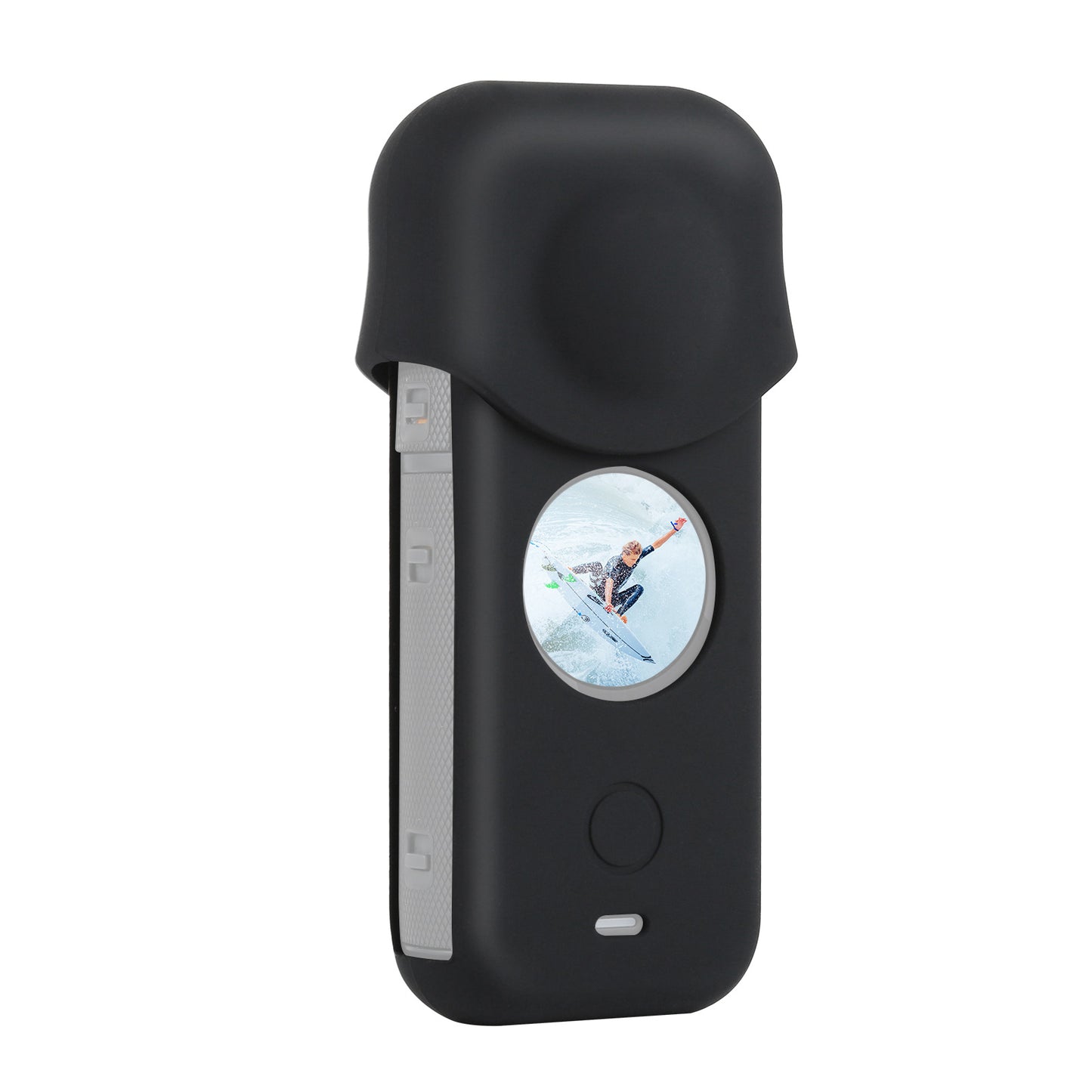 Puluz Full Body Dust-proof Camera Protective Cover Soft Silicone Case for Insta360 ONE X2 - Black