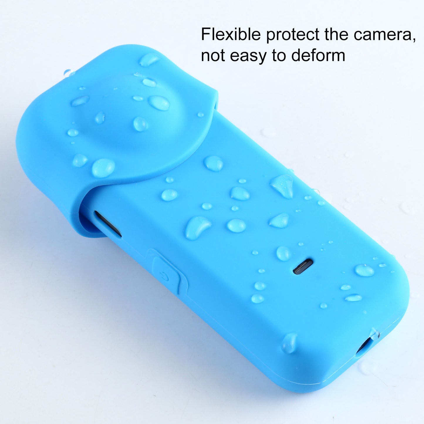 Puluz Full Body Dust-proof Camera Protective Cover Soft Silicone Case for Insta360 ONE X2 - Blue