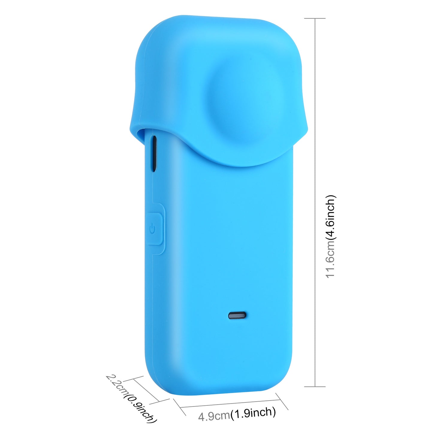 Puluz Full Body Dust-proof Camera Protective Cover Soft Silicone Case for Insta360 ONE X2 - Blue