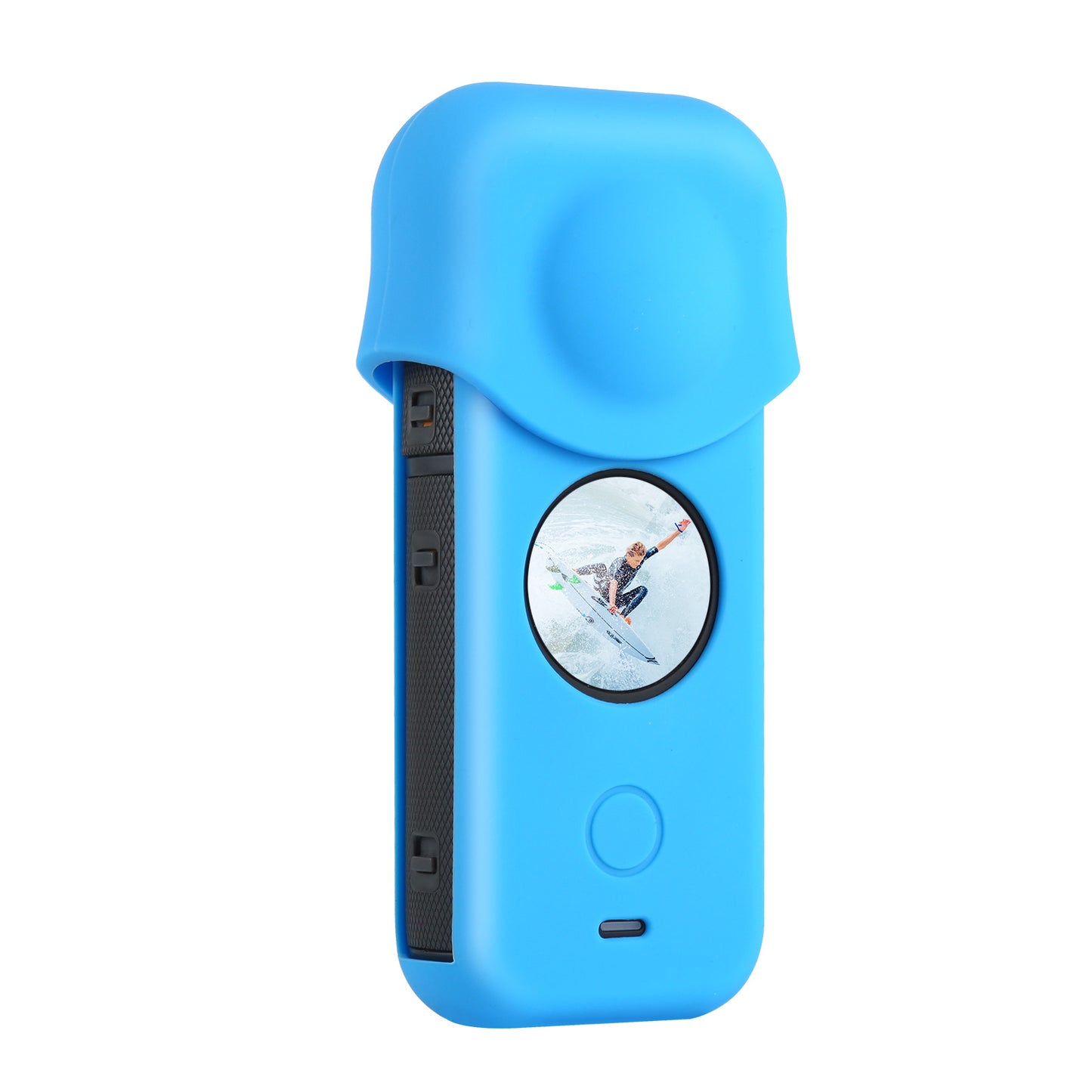 Puluz Full Body Dust-proof Camera Protective Cover Soft Silicone Case for Insta360 ONE X2 - Blue