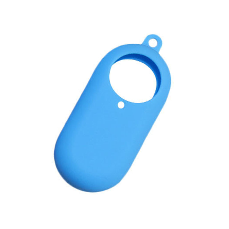 Uniqkart for Insta360 Go2 Thumb Camera Silicone Protective Sleeve Mount Protector Cover - Blue