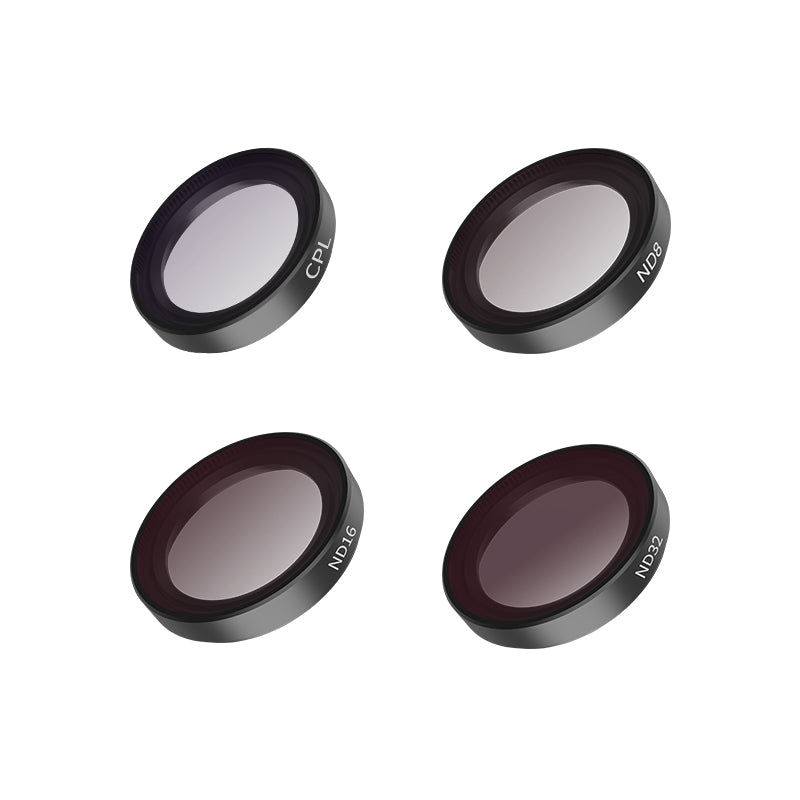 Uniqkart 4Pcs/Set ND8+ND16+ND32+CPL Reduce Reflection Camera Lens Filters for Insta360 GO 2