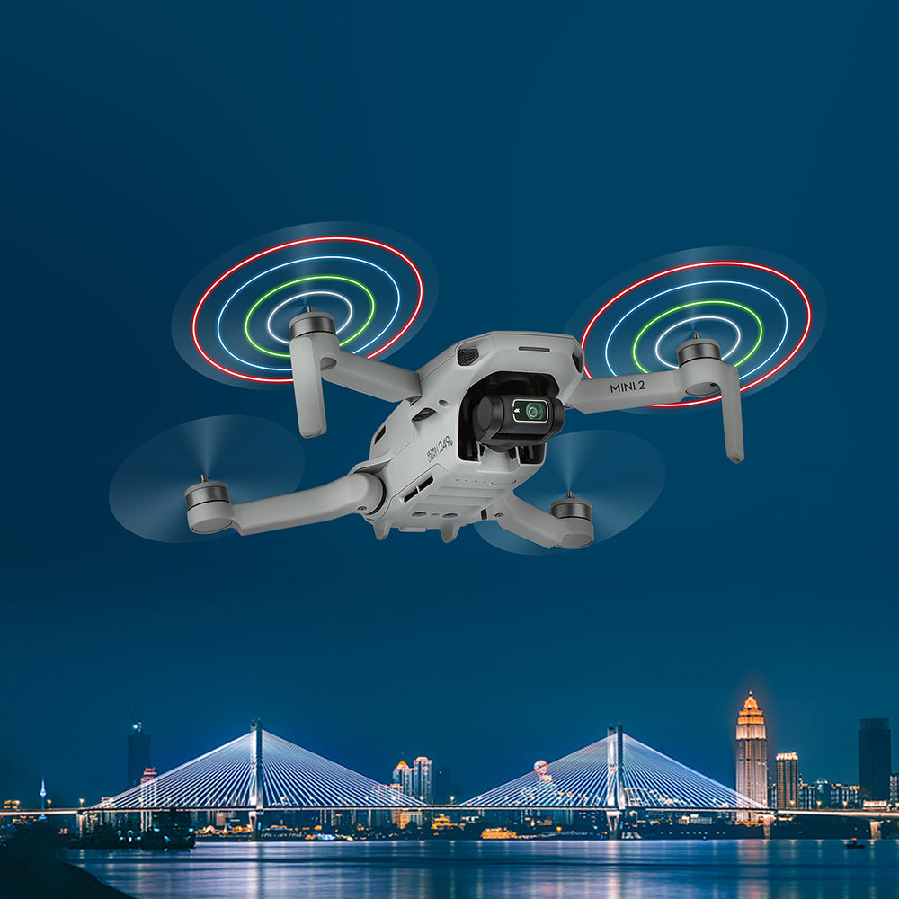 1 Pair STARTRC 1109815 LED Flash Propeller Rechargeable Luminous Blade Spare Parts for DJI Mini 2