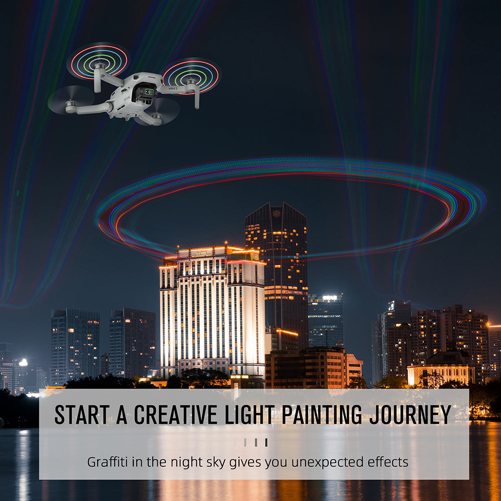 1 Pair STARTRC 1109815 LED Flash Propeller Rechargeable Luminous Blade Spare Parts for DJI Mini 2