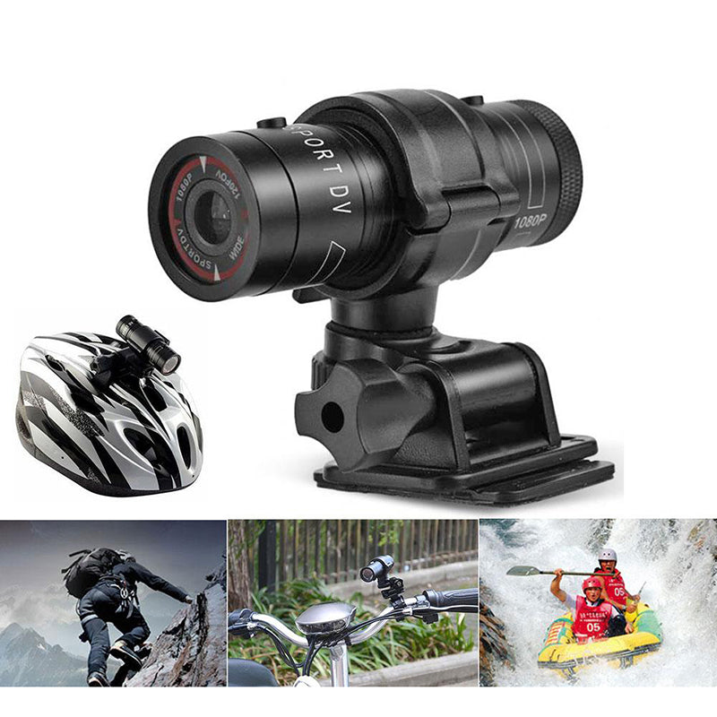 F9 HD 1080P 120 Degrees Outdoor Sports DV Mini Camcorder Waterproof Bi