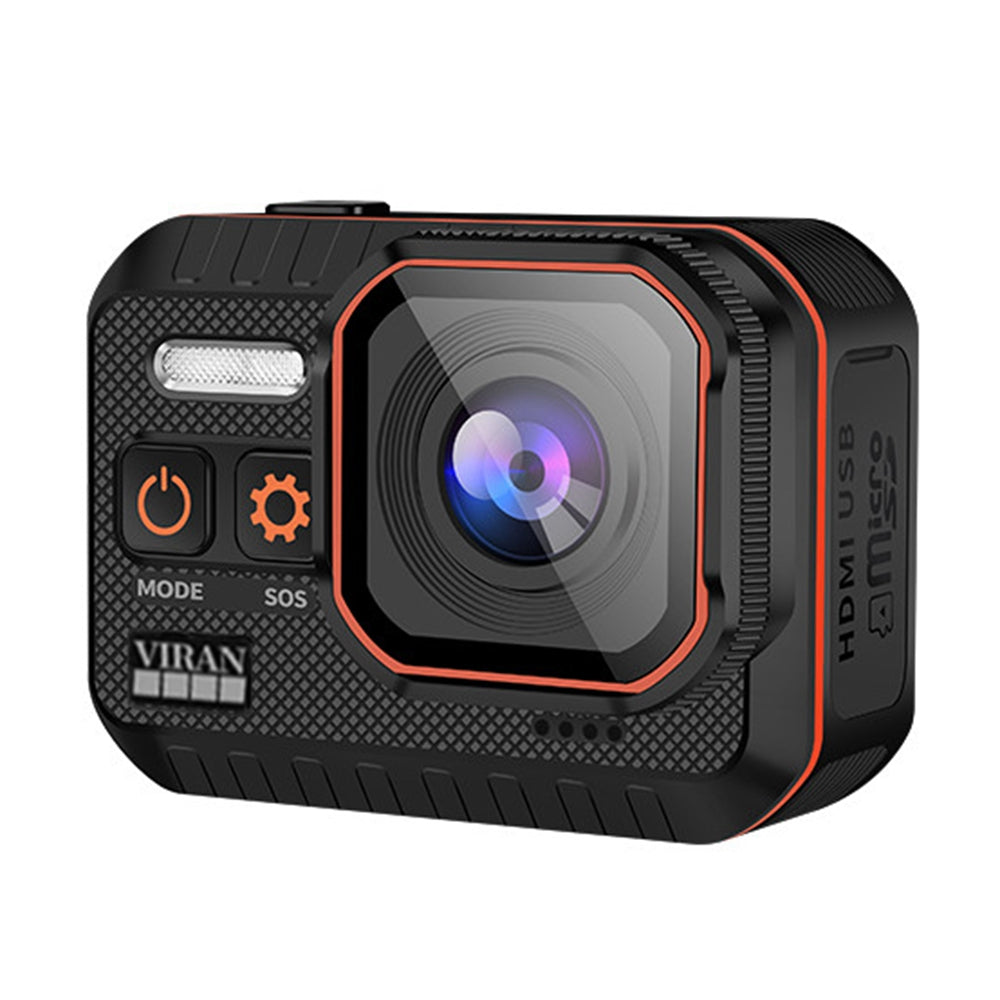 SC002 4K HD Action Camera with Remote Control Waterproof Sports DV Camera Outdoor Mini WiFi Video Helmet Camera - Black