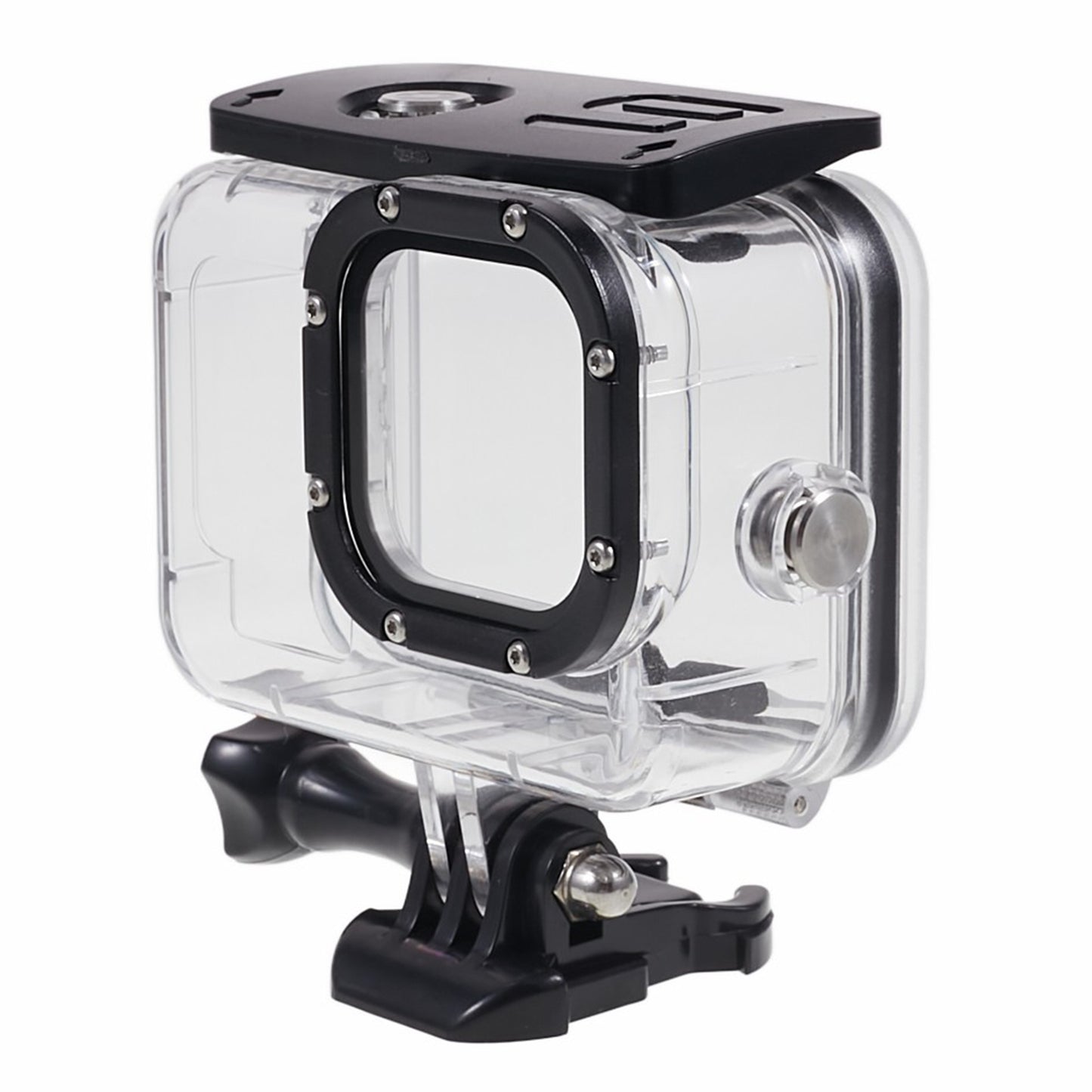 AT1218 Underwater Camera Waterproof Case Tempered Glass Lens Protection Diving Shell with 3 Lens Filter for GoPro Hero 10/9