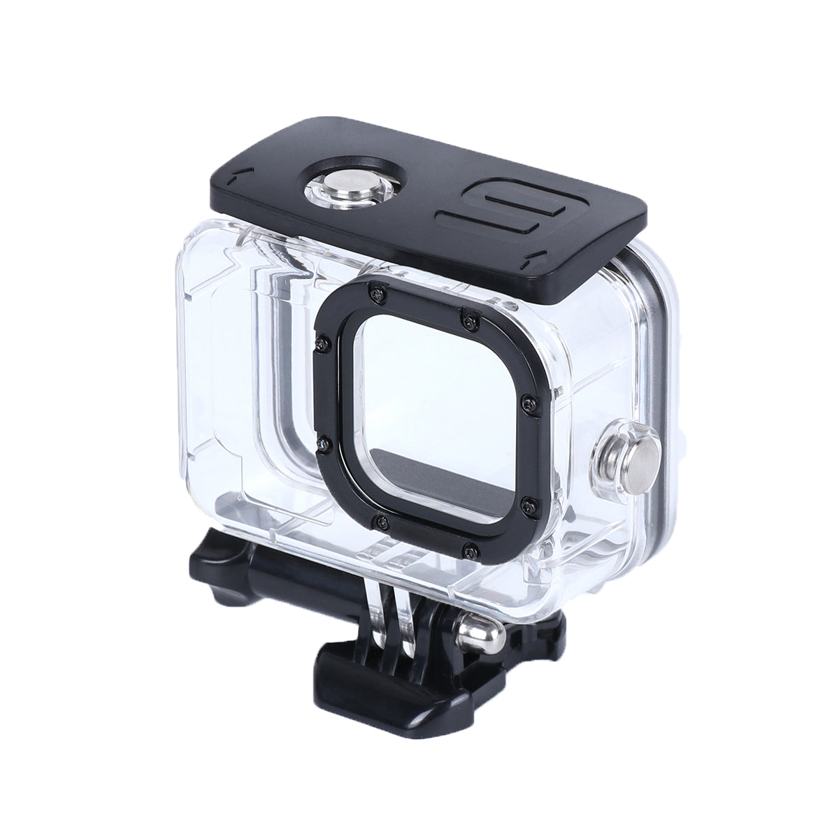 AT1217 Underwater Camera Waterproof Case Diving Shell with Tempered Glass Lens Protection for GoPro Hero 10/9