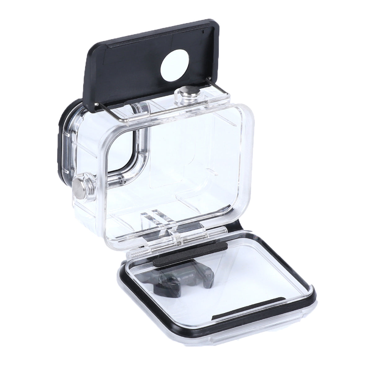 AT1217 Underwater Camera Waterproof Case Diving Shell with Tempered Glass Lens Protection for GoPro Hero 10/9