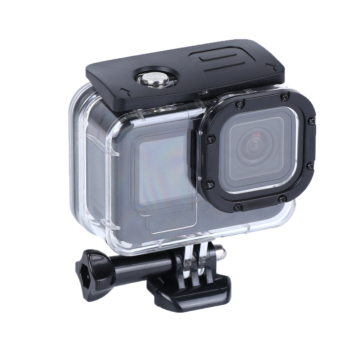 AT1217 Underwater Camera Waterproof Case Diving Shell with Tempered Glass Lens Protection for GoPro Hero 10/9