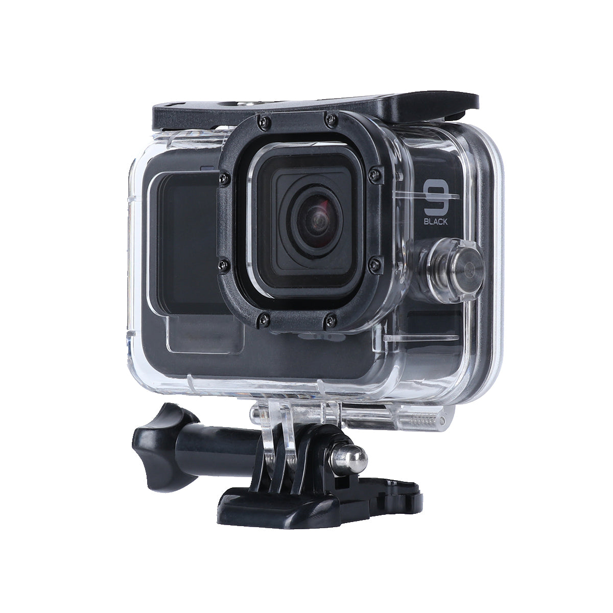 Camera Anti-drop Protection Case Shell Housing with Side Cable Hole for GoPro Hero 10/9