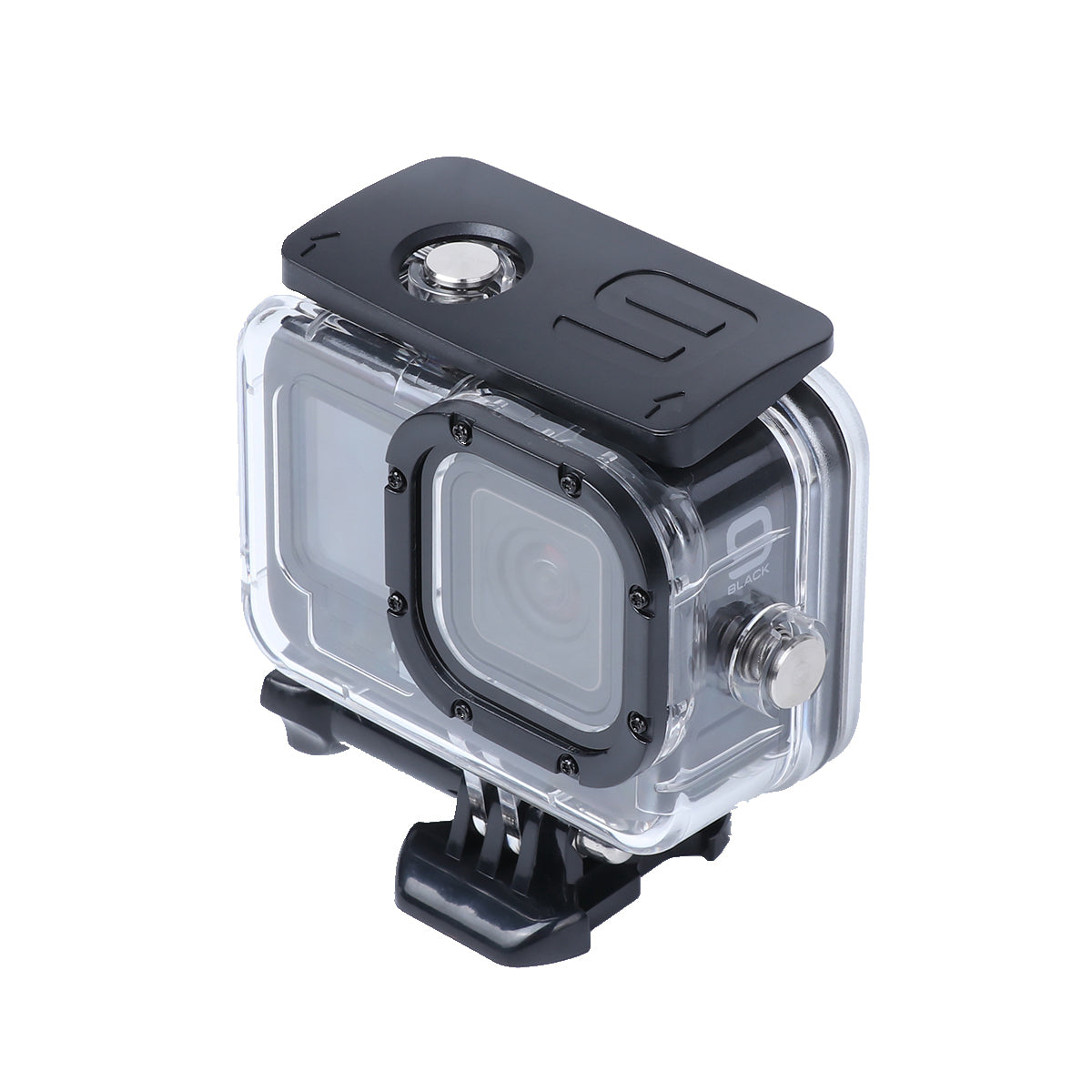 Camera Anti-drop Protection Case Shell Housing with Side Cable Hole for GoPro Hero 10/9