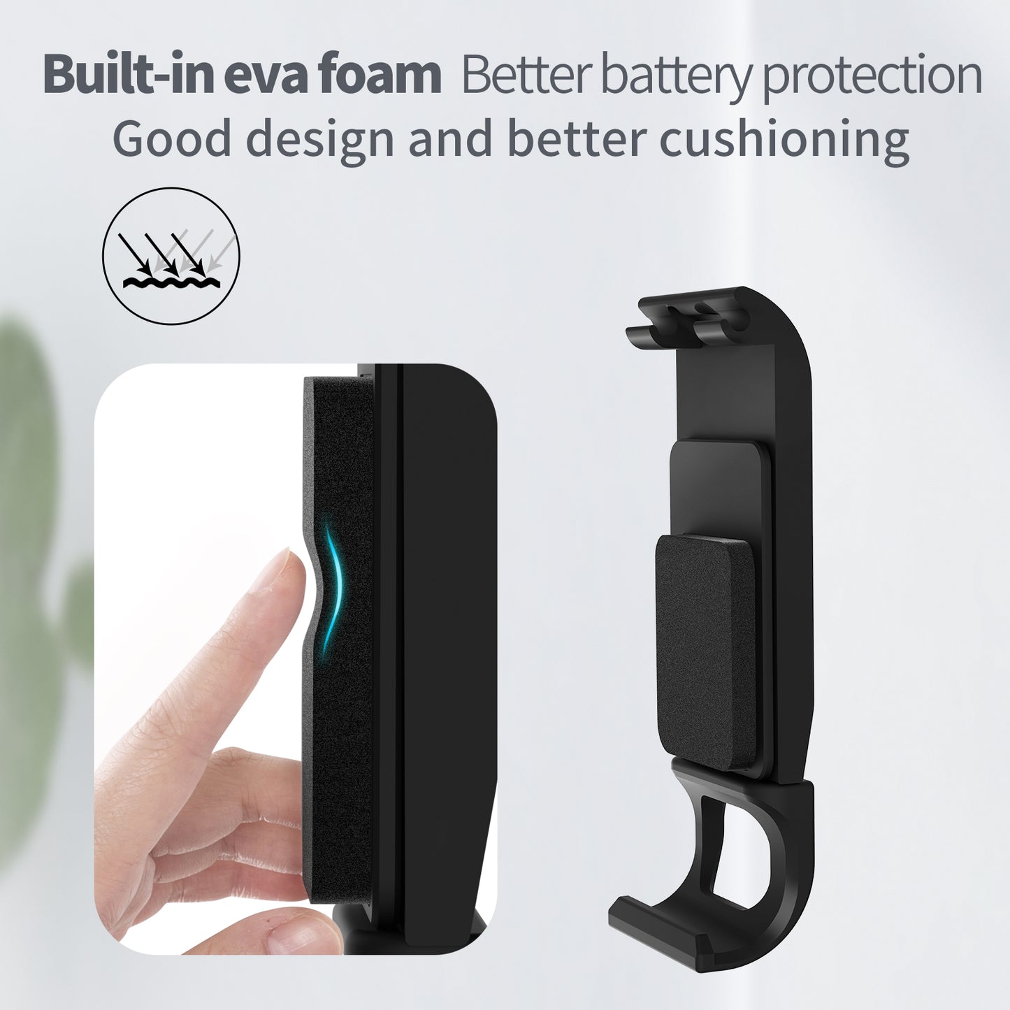 TELESIN GP-CLC-902 Metal Frame Battery Side Cover with Charging Hole for GoPro Hero 9