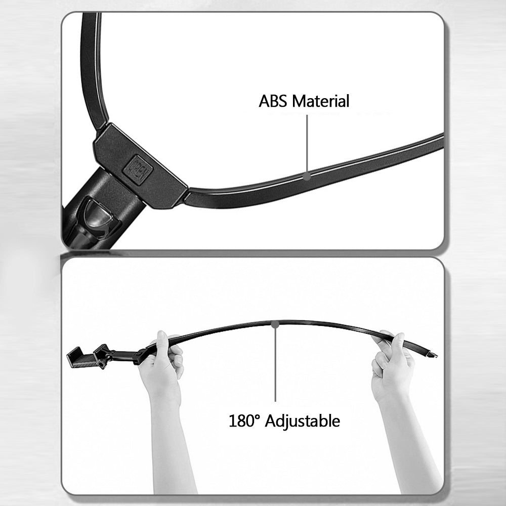 Uniqkart GP-HNB-U1 Hands-free Neck Camera Holder Mount Stand Bracket for GoPro Hero 9 / 10 / 11 / 8 Action Camera Smartphone