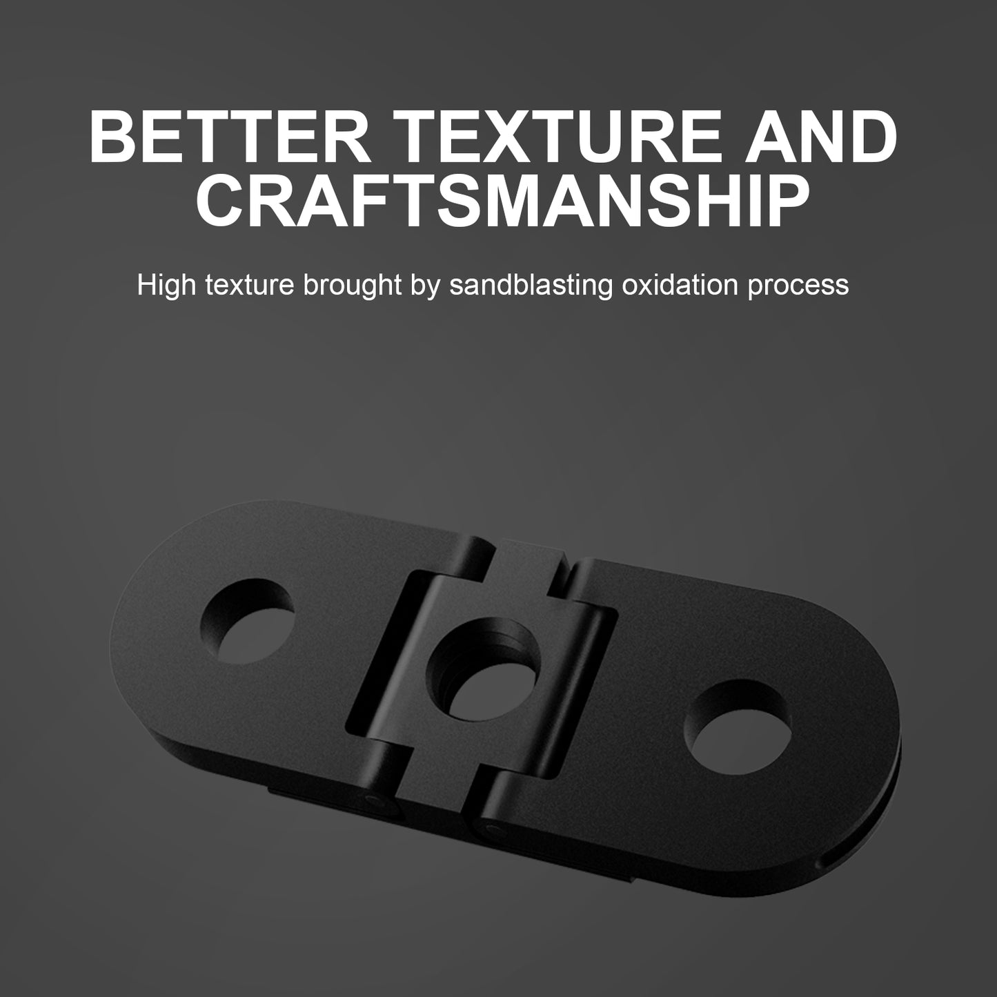 TELESIN Dual Port Connector Action Camera Bottom Adapter for GoPro Hero 9 / 10 / 11 / 8