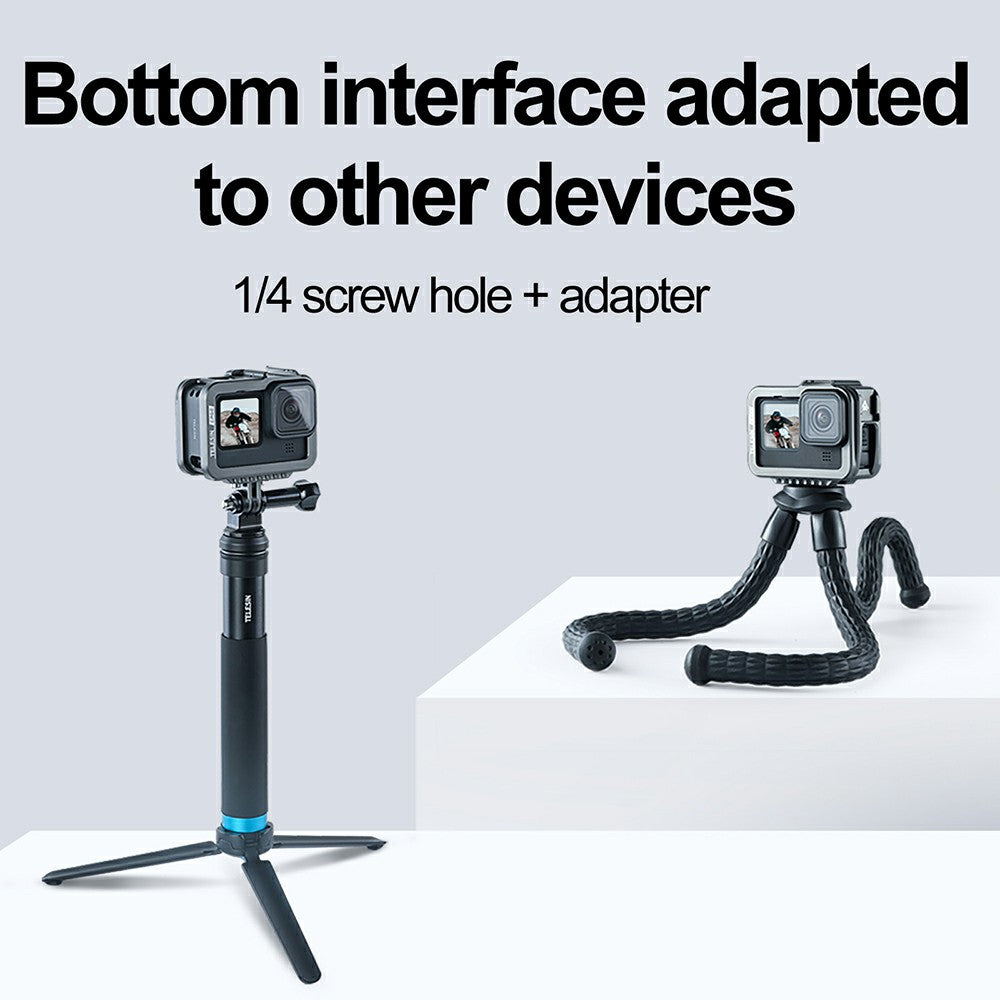 Uniqkart GP-FMS-901 Camera Protective Frame Anti-drop Metal Housing Case for GoPro Hero 9 / 10 / 11