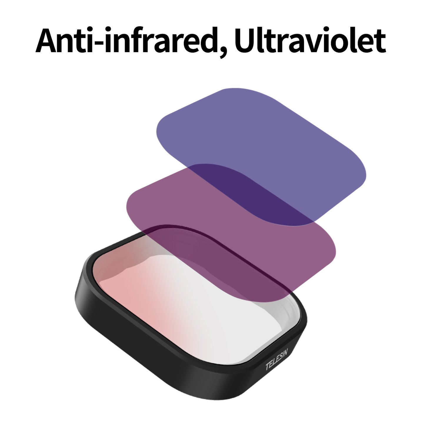 Uniqkart GP-FLT-902 3Pcs / Set ND8 / 16 / 32 Filter Lens Action Camera Accessories for GoPro Hero 9 / 10 / 11