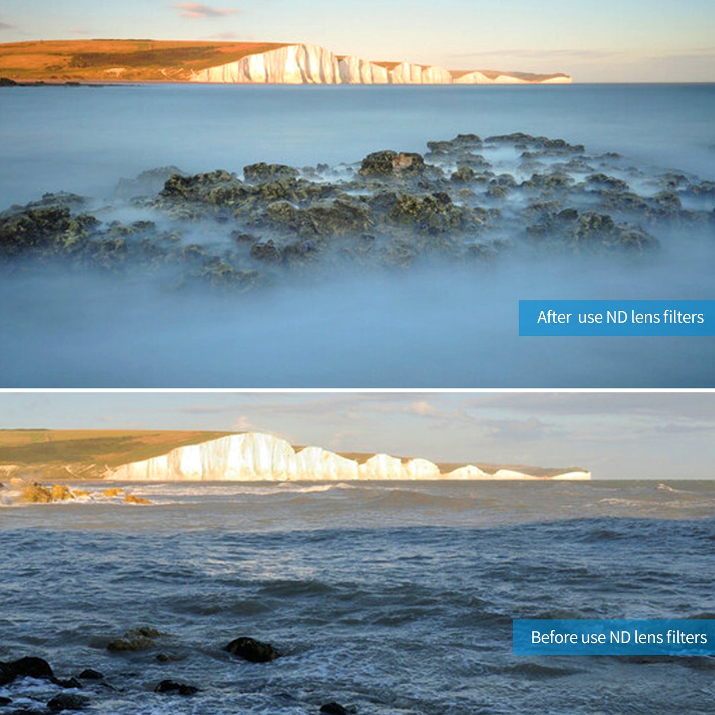 Uniqkart GP-FLT-902 3Pcs / Set ND8 / 16 / 32 Filter Lens Action Camera Accessories for GoPro Hero 9 / 10 / 11