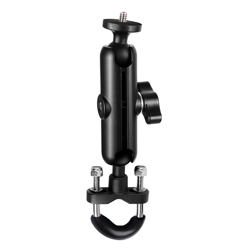 AT1234 9.5cm Motorcycle Bicycle Handlebar Mount Camera Holder Bike Cycling Action Camera Bracket with Screw and Adapter
