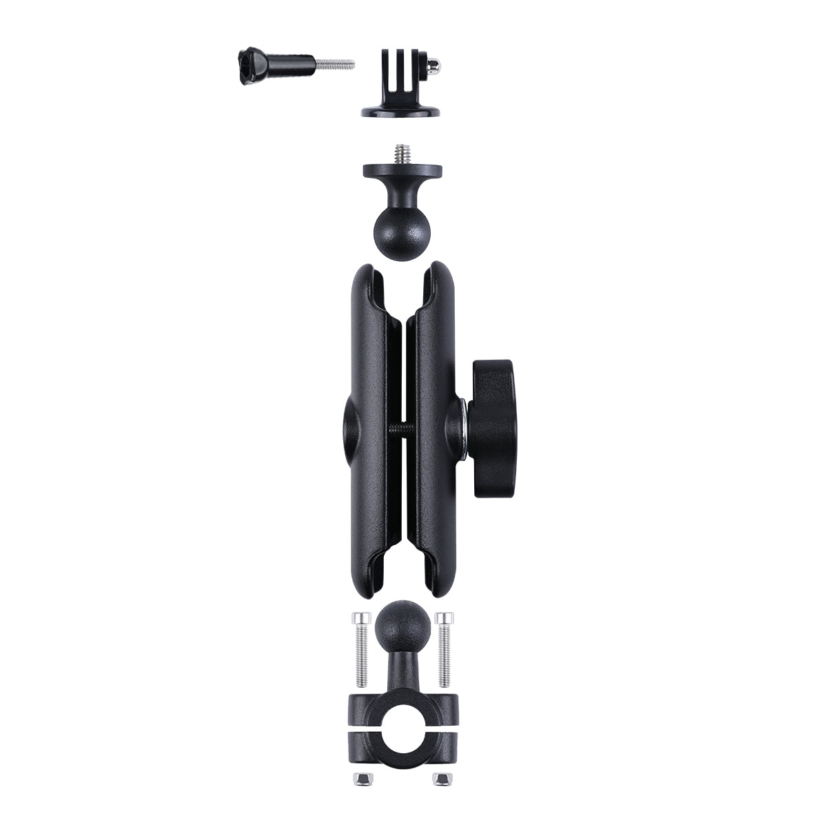 AT1233 9.5cm Car Headrest Motorcycle Rearview Mirror Camera Holder Mount Bracket Adapter Screw Set