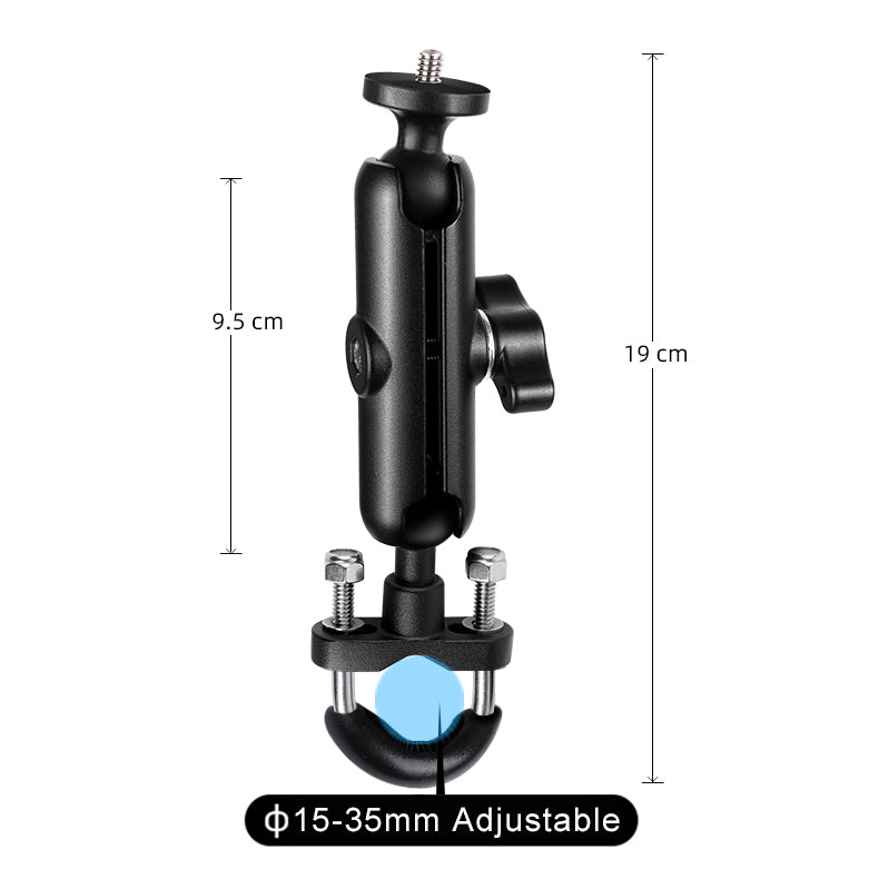 AT1230 9.5cm Motorcycle Bicycle Camera Holder Handlebar Mount Bike Action Camera Bracket