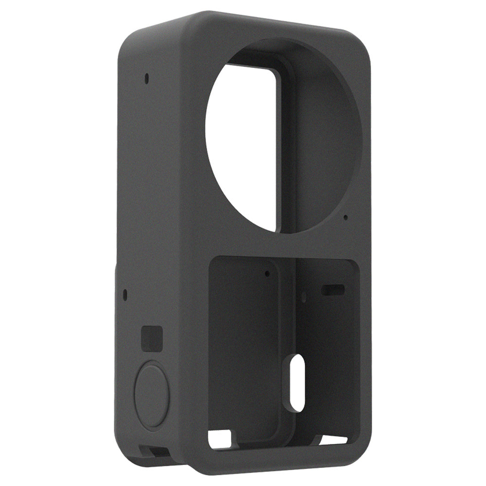 AGDY05 Shockproof Soft Silicone Case Camera Protective Sleeve Cover for DJI Action 2 - Black