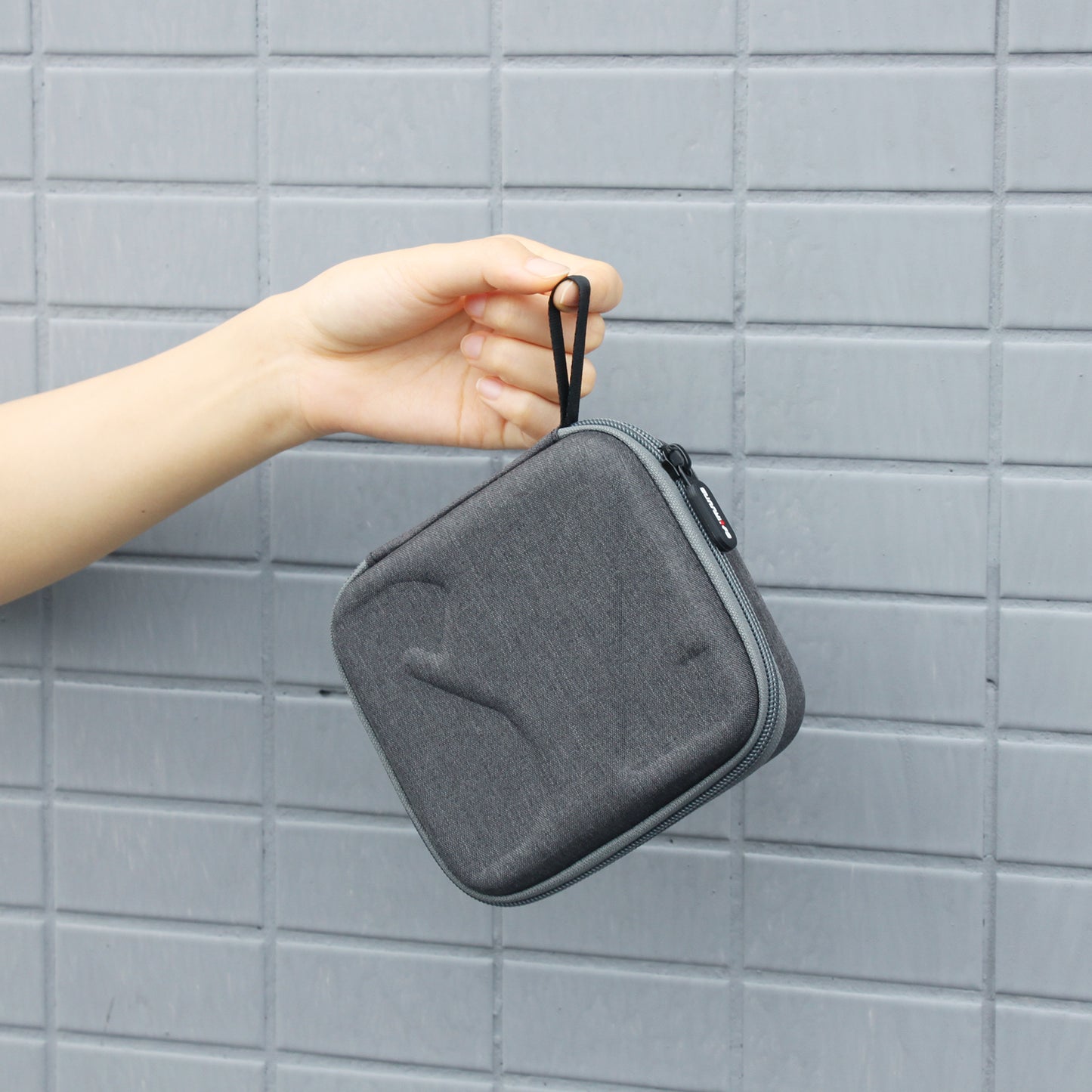 SUNNYLIFE B87 AGDY01 Anti-scratch Storage Case Portable Zipper Bag with Carabiner for DJI Action 2