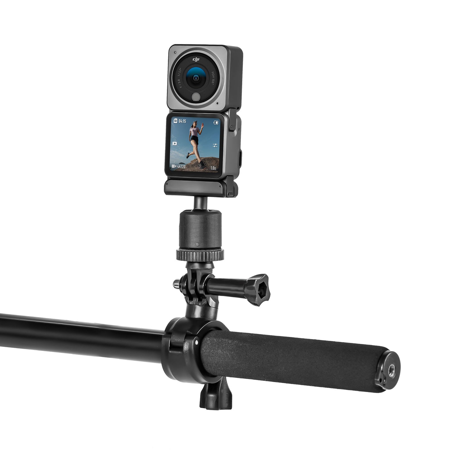 Uniqkart 1110319 Bicycle Camera Holder MTB Bike Handlebar Mount POM Bracket for DJI Action 2