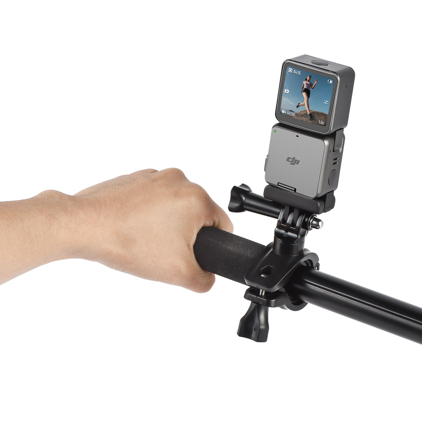 Uniqkart 1110319 Bicycle Camera Holder MTB Bike Handlebar Mount POM Bracket for DJI Action 2