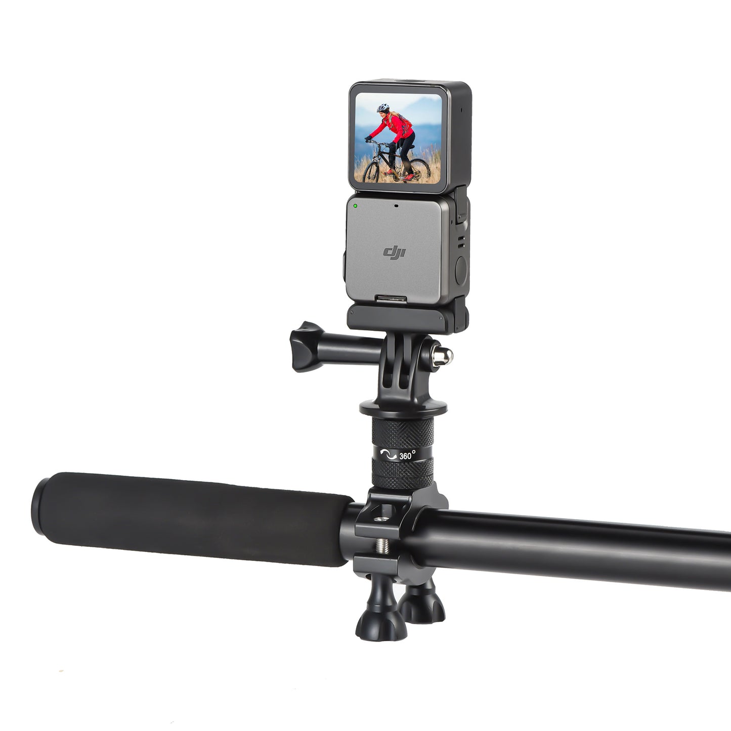Uniqkart 1110320 For DJI Action 2/Osmo Action Bicycle Holder Motorcycle Bike Handlebar Mount Bracket Clip Kit Camera Accessories