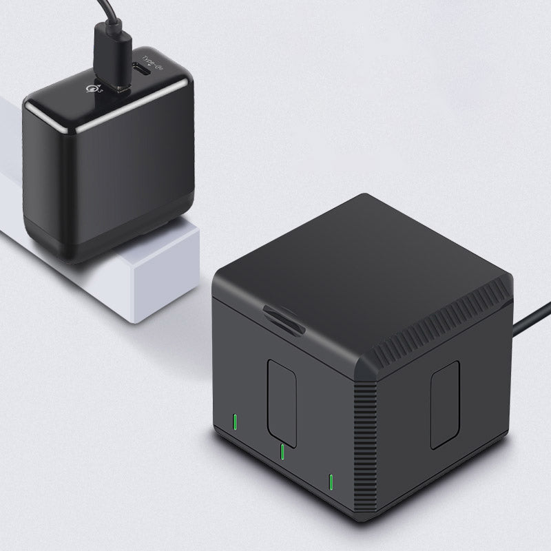 RUIGPRO AGDY39 Storage Type 3 Slots Battery Charging Box Fast Charger for DJI Osmo Action Camera