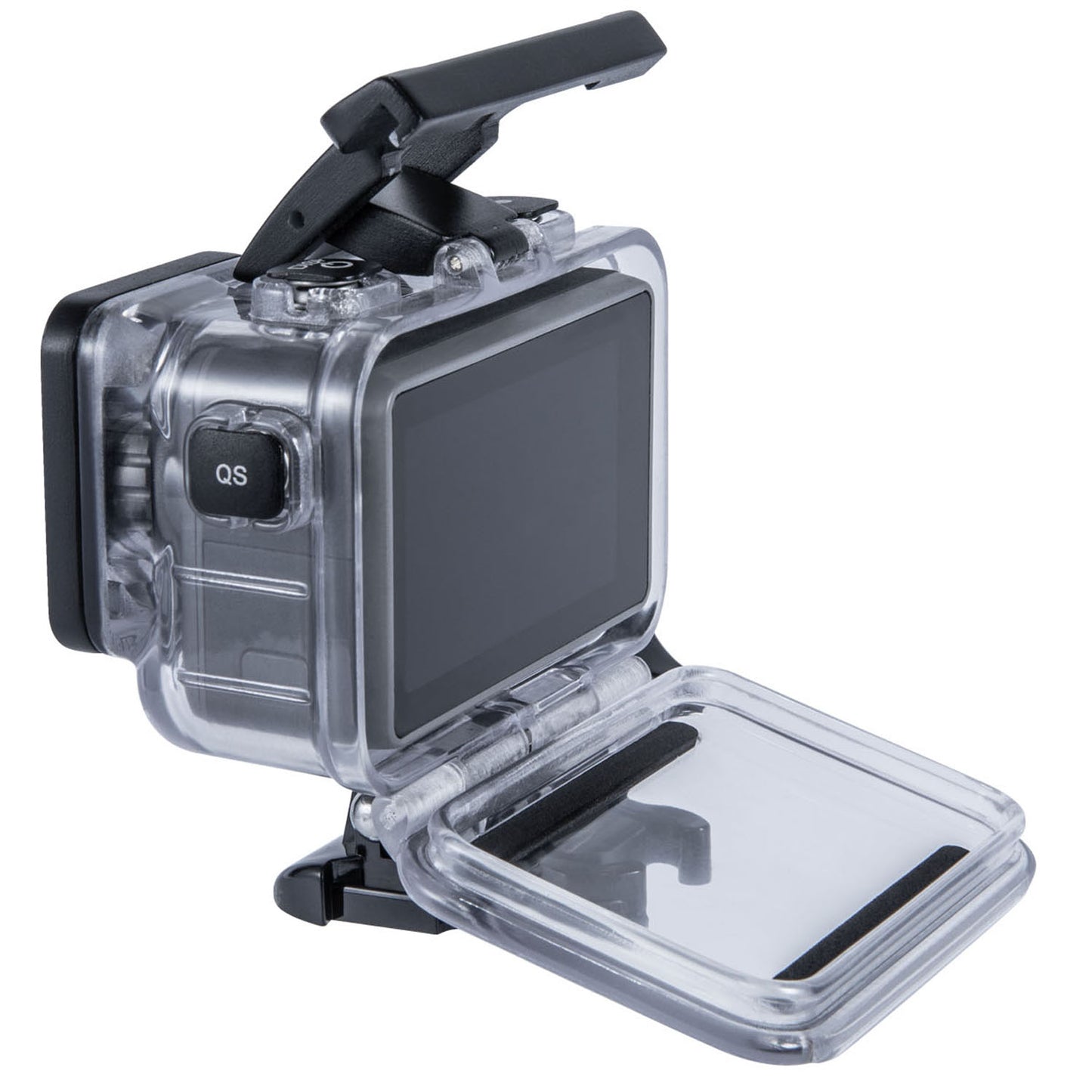 AGDY36 Square Mouth Style Underwater Sports Camera Diving Shell Protective Waterproof Housing Case for DJI Osmo Action - Transparent