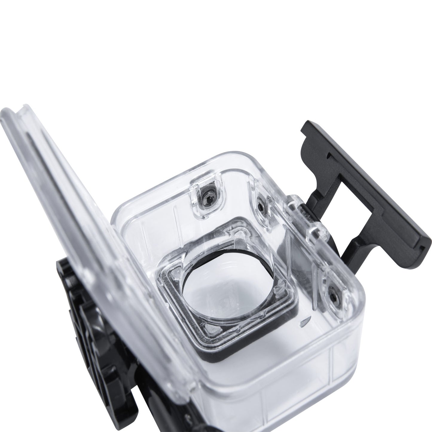 AGDY36 Square Mouth Style Underwater Sports Camera Diving Shell Protective Waterproof Housing Case for DJI Osmo Action - Transparent