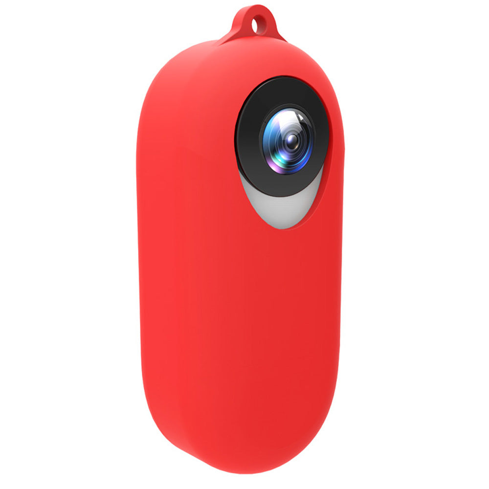 AI25 Soft Silicone Camera Case Protector Anti-shake Camera Body Sleeve Cover for Insta360 GO Camera - Red