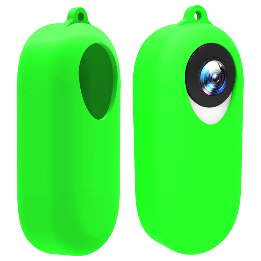 AI25 Soft Silicone Camera Case Protector Anti-shake Camera Body Sleeve Cover for Insta360 GO Camera - Green