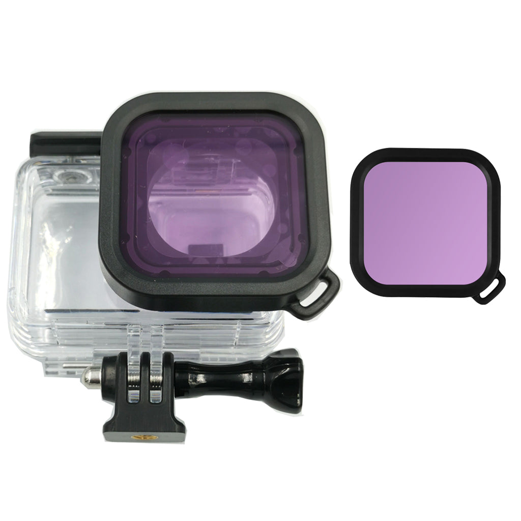 AI19 3Pcs/Set Red Pink Purple Lens Filters for Insta360 One R Waterproof Diving Case