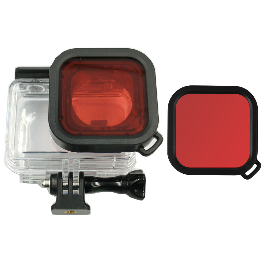 AI19 3Pcs/Set Red Pink Purple Lens Filters for Insta360 One R Waterproof Diving Case