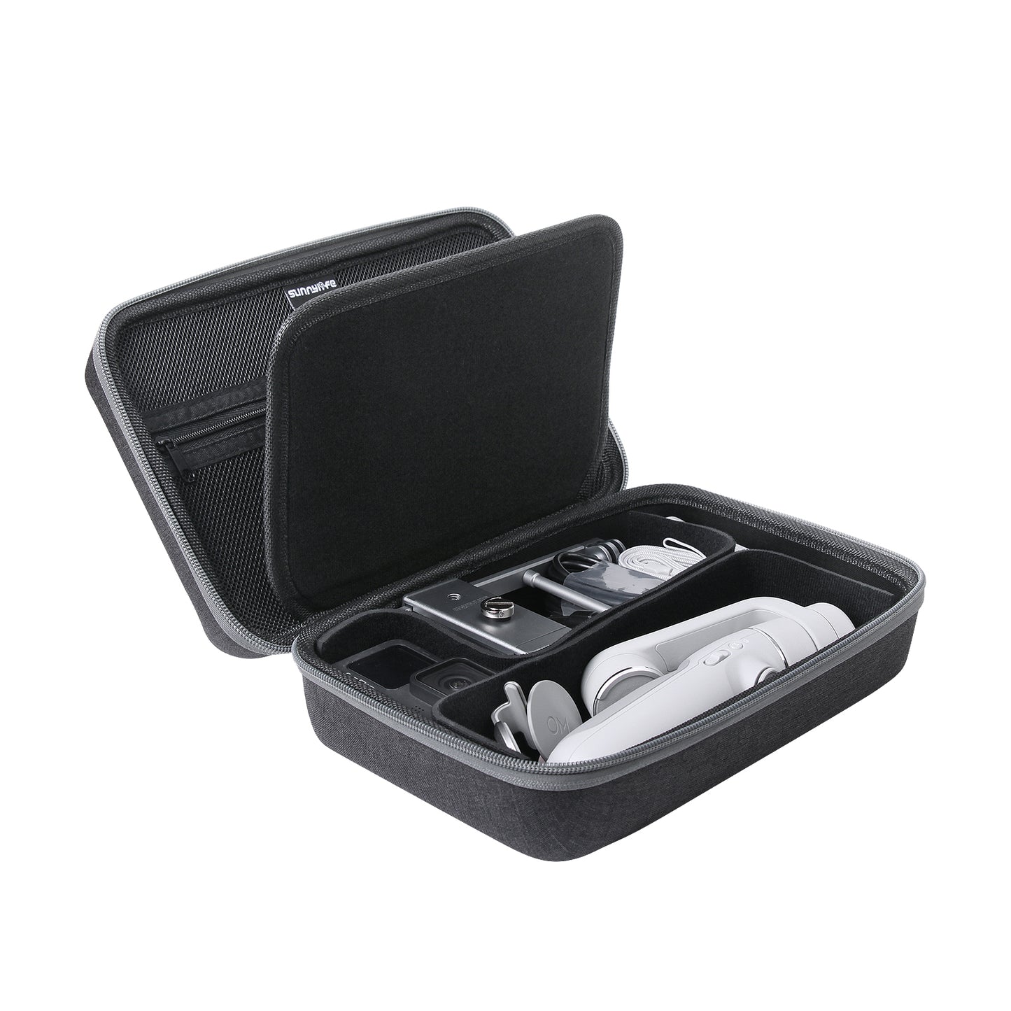 Uniqkart B77 Universal DIY Camera Carrying Case Handbag Storage Bag for DJI OM5 / Pocket 2 / Action 2 / GoPro 10 / GoPro 9