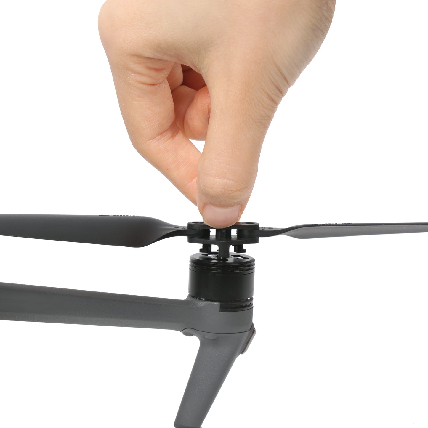 SUNNYLIFE 9453F 2 Pairs Drone Low Noise Plastic Propeller Quick Release Replacement Blade Spare Parts for DJI Mavic 3 - Silver