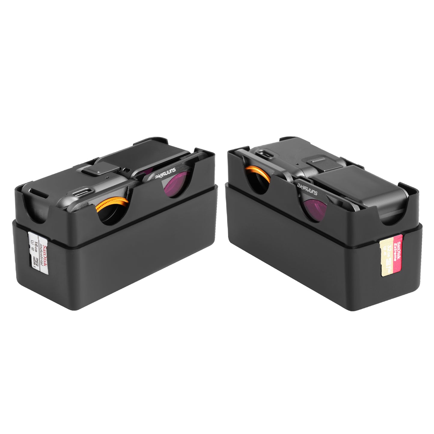 Uniqkart OA2-SN343 For DJI Action 2 Carrying Case Mini Portable Protector Drop-Proof Storage Box Camera Accessories