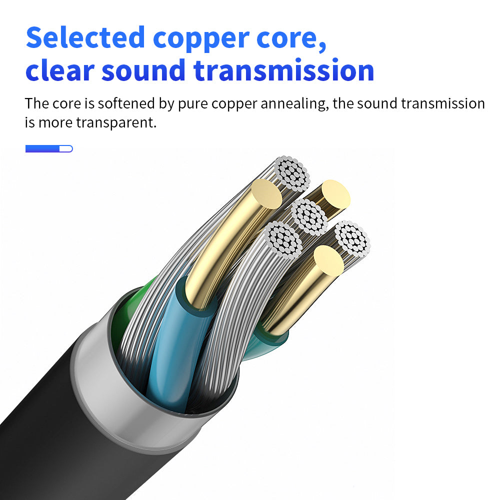 Uniqkart Aluminum Alloy Cold Shoe Extension Mount Adapter Aux Cable for DJI Action 2